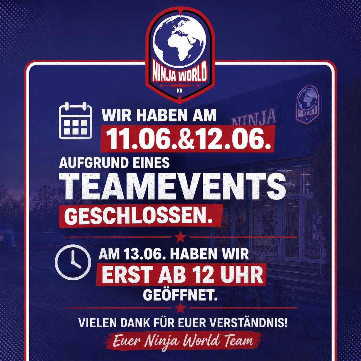 Sommeraktion 2026 2 in der Ninja World Karlsruhe